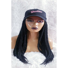 Load image into Gallery viewer, &quot;BADDIE&quot; Box Braids Wig Hat
