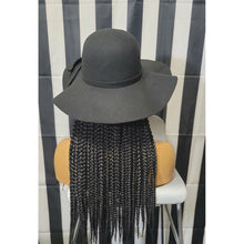 Load image into Gallery viewer, Fedora Braided Wig Hat
